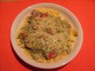 Nudeln mit pikanter Spinatsoße - Rezept