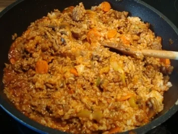 Rezept: Auflauf - Griechischer Reisauflauf Bild Nr. 2 Auflauf - Griechischer Reisauflauf - Rezept - Bild Nr. 2