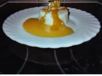 Rezept: Kokos-Vanille-Mousse auf Aprikosenmark Bild Nr. 3 Kokos-Vanille-Mousse auf Aprikosenmark - Rezept - Bild Nr. 3