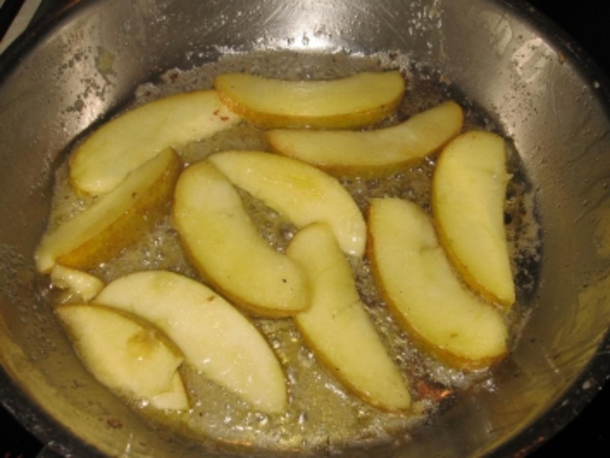 Caramelisierter Apfelpfannekuchen - Rezept