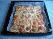 Philadelphia Basilikum-Tomaten-Pizza - Rezept
