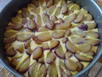 Pflaumenkuchen mit Quark - Rezept