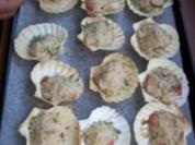 Gratinierte Jakobsmuscheln - Rezept