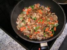 Champignon-Gemüse-Reispfanne - Rezept