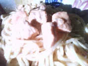 Beschwipster Lachs auf Pasta - Rezept