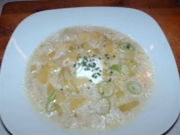 Kartoffel - Lauch Rahmsuppe - Rezept