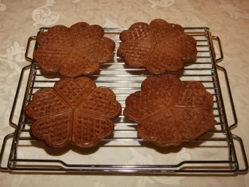 Rezept: Mokka-Schoko-Waffeln Mokka-Schoko-Waffeln - Rezept
