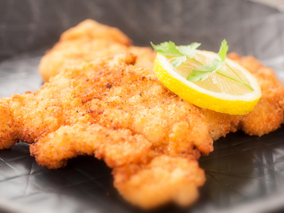 Panierte Koteletts aus dem Backofen - einfach - 259 kcal/100g