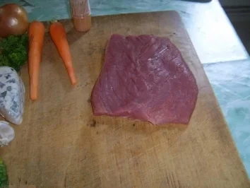 Rezept: Lende mit Erbsen und Edelschimmelkäse Bild Nr. 3 Lende mit Erbsen und Edelschimmelkäse - Rezept - Bild Nr. 3