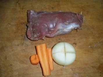 Rezept: Lende mit Erbsen und Edelschimmelkäse Bild Nr. 6 Lende mit Erbsen und Edelschimmelkäse - Rezept - Bild Nr. 6