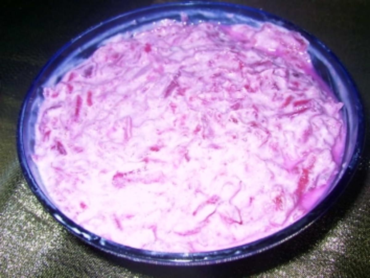 rote beete salat mit joghurt (pancar salatasi) - Rezept