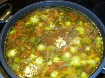 Rezept: Nudelsuppe Gärtnerart Nudelsuppe Gärtnerart - Rezept