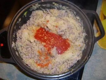 Mediteraner Auflauf trifft Sauerkraut - Rezept