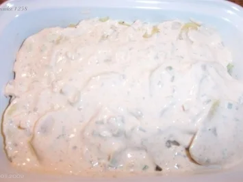 Rezept: Kartoffel- Räucherlachs-Auflauf Kartoffel- Räucherlachs-Auflauf - Rezept