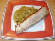 Kohlrübensauce mit Brüsterl gebraten - Rezept