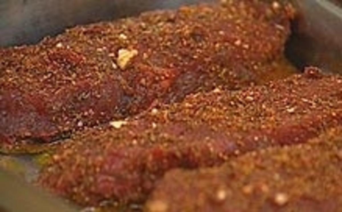 Rumpsteak mit Barbecue-Sauce und Cajun Rub - Rezept - kochbar.de