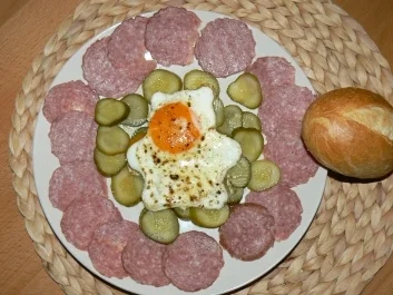 Juniorhexes lustiges Spiegelei - Rezept