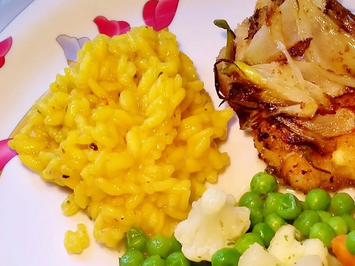 Safranrisotto mit Wein ... - Rezept - Bild Nr. 8140