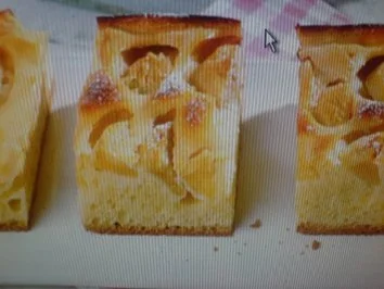 Apfelkuchen ohne Fett im Kuchenteig - Rezept