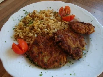 Rezept: hettes Spezial - Schweinelendchen paniert hettes Spezial - Schweinelendchen paniert - Rezept