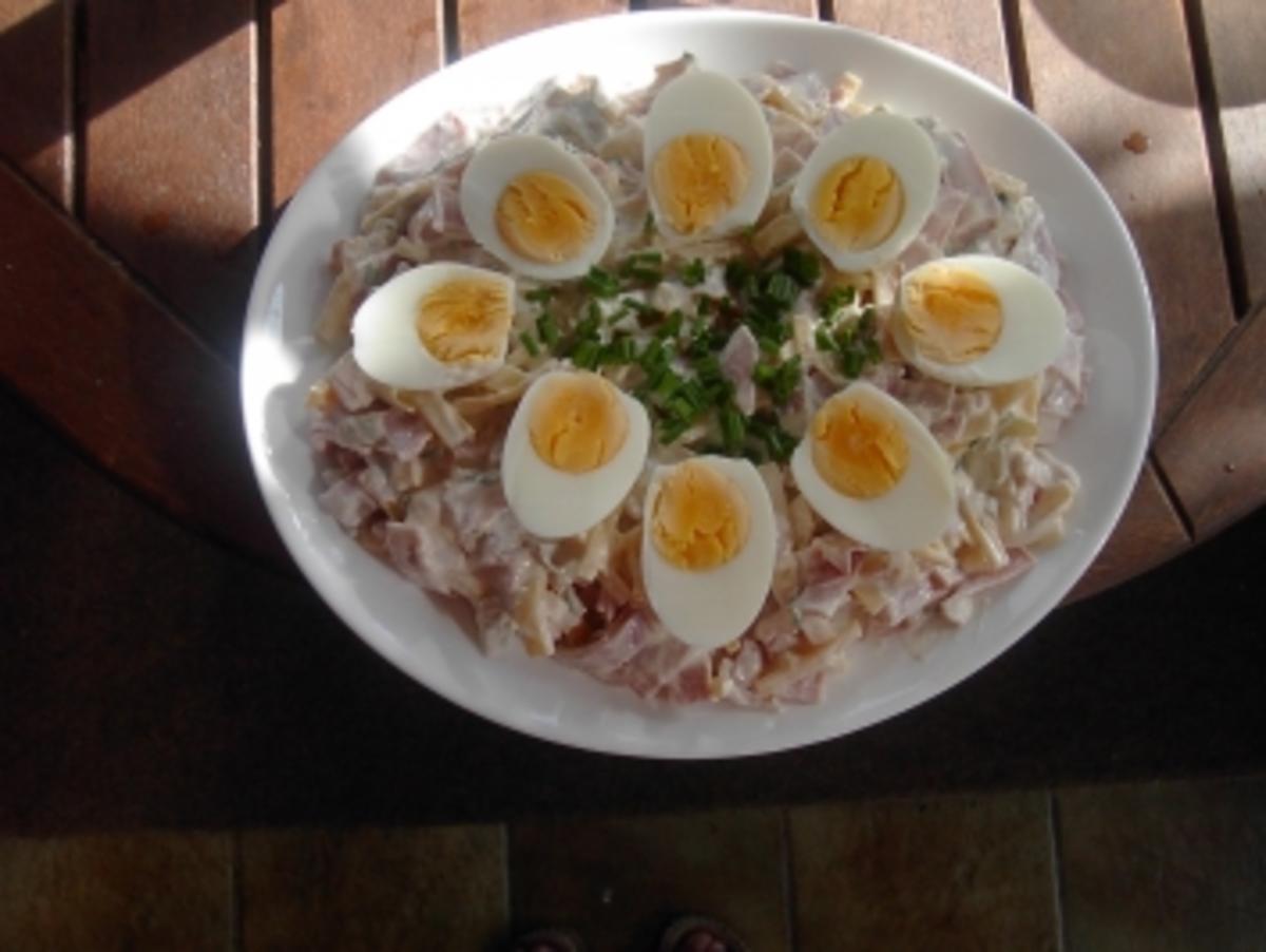 Schinken- Käsesalat - Rezept mit Bild - kochbar.de