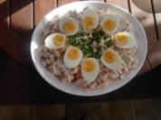 Schinken- Käsesalat - Rezept