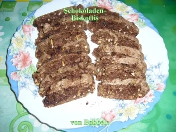 Gebäck: Schokoladen-Biscottis - Rezept