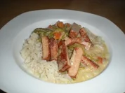 Leberkäse Geschnetzeltes - Rezept