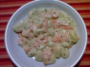 Gnocchi mit Shrimps in Bärlauchsahne - Rezept