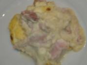 Eisbein mit Sauerkraut und Kartoffelgratinsauce - Rezept