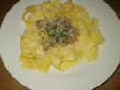 Fettuccine al pollo - Rezept