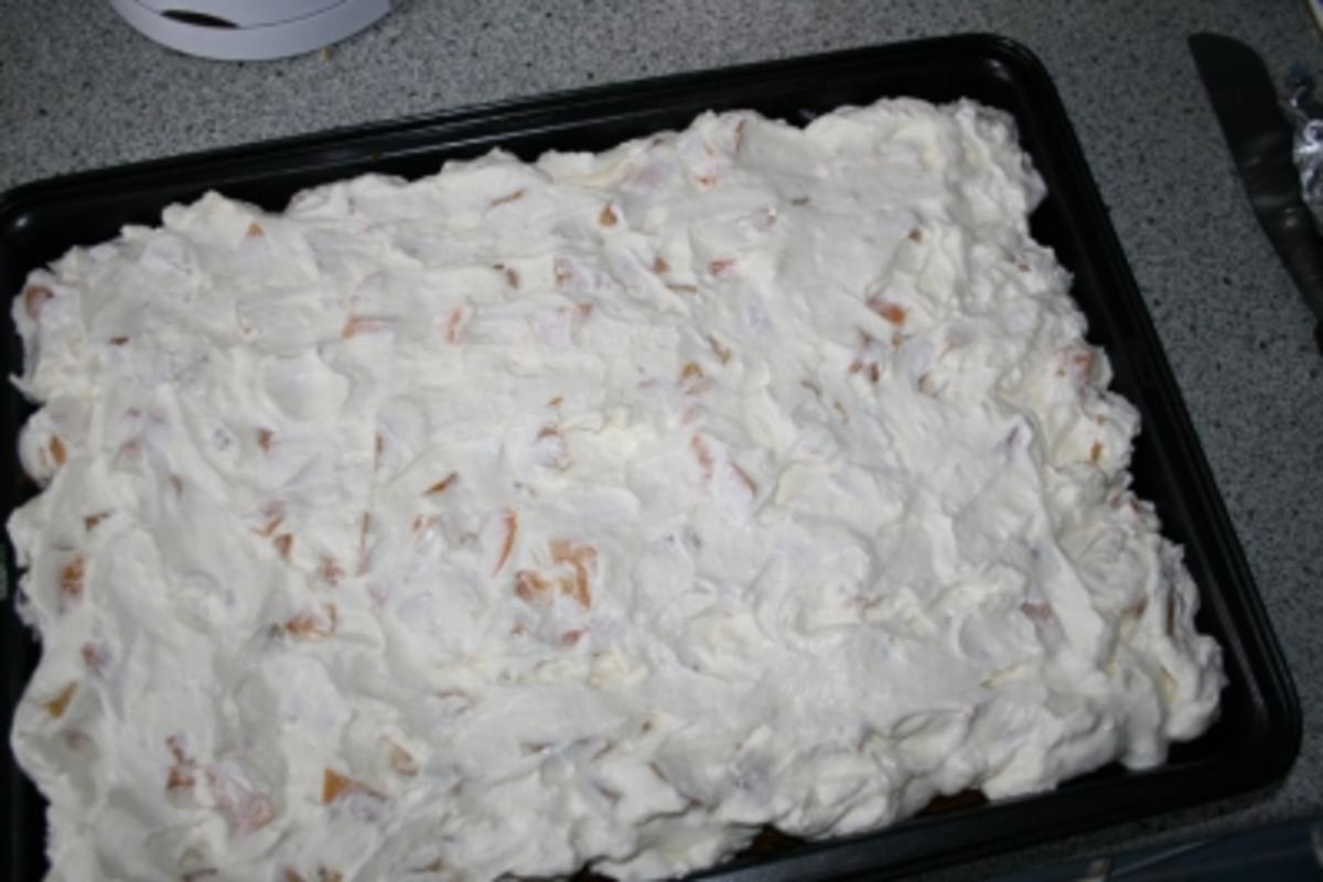 Frischer Pfirsich-Schmand-Kuchen - Rezept