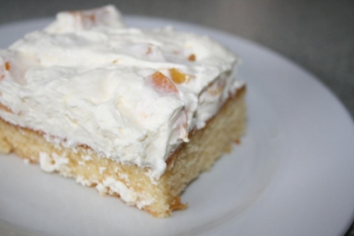 Frischer Pfirsich-Schmand-Kuchen - Rezept