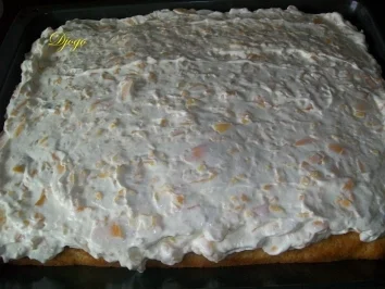 Frischer Pfirsich-Schmand-Kuchen - Rezept