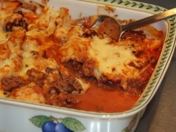 Blumenkohl auf Tomaten-Hackfleisch - Rezept - Bild Nr. 5