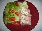Rezept: Schinkenrolle auf Salat Schinkenrolle auf Salat - Rezept