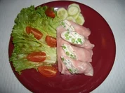 Rezept: Schinkenrolle auf Salat Schinkenrolle auf Salat - Rezept