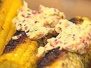 Rezept: Gegrillte Maiskolben mit Limettenbutter Gegrillte Maiskolben mit Limettenbutter - Rezept
