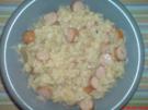 Würstchen mit Reis - Rezept