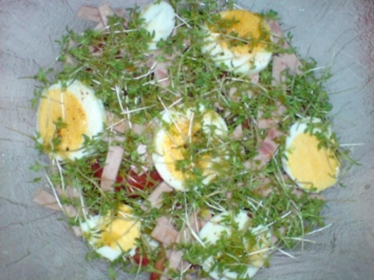 Kressesalat mit Kresse und Tomaten - Rezept mit Bild - kochbar.de