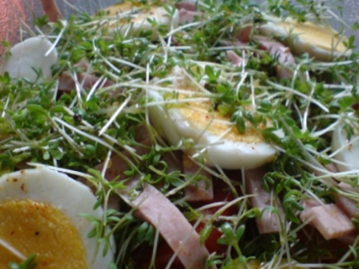 Kressesalat mit Kresse und Tomaten - Rezept mit Bild - kochbar.de