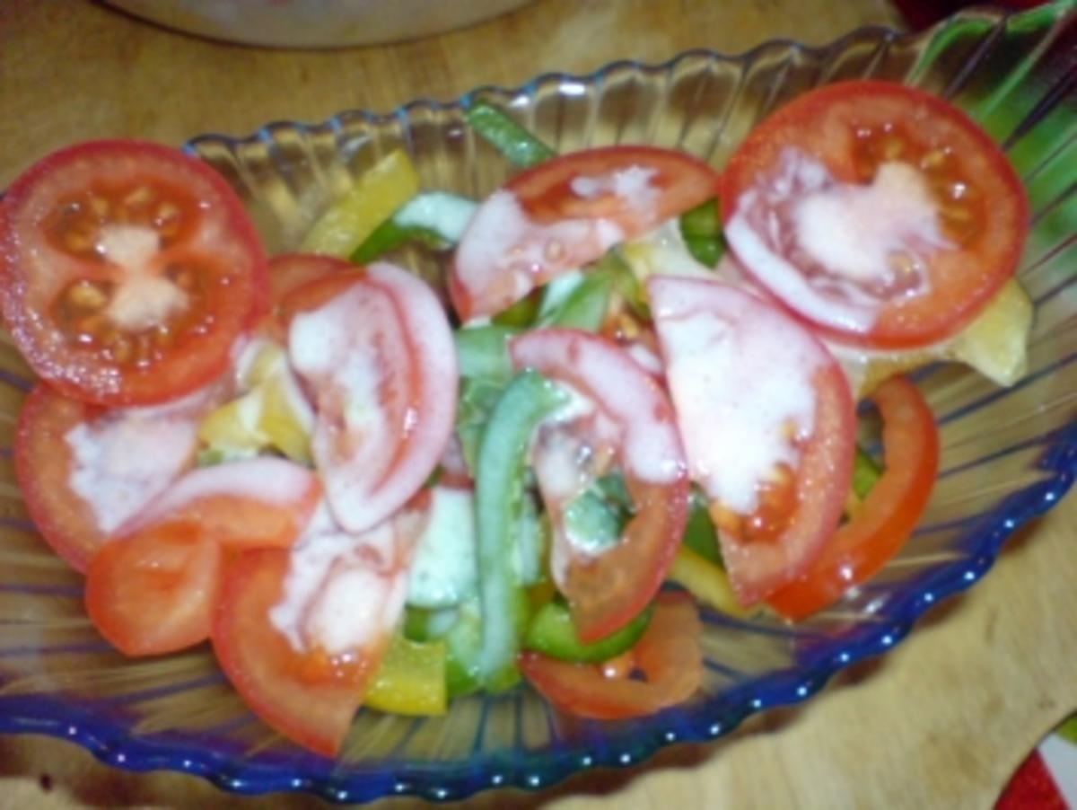 Paprika-Tomaten-Salat - Rezept