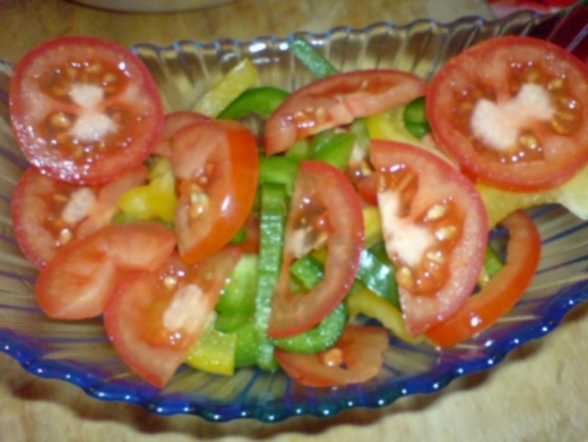 Paprika-Tomaten-Salat - Rezept