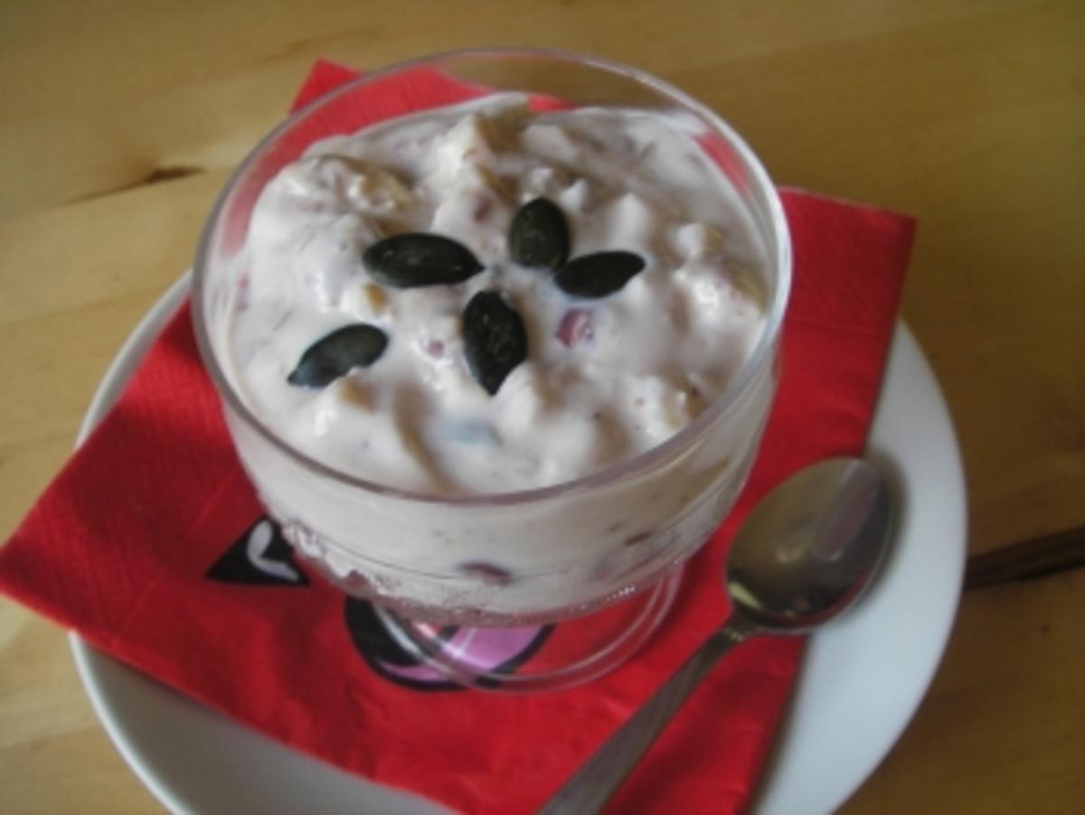 A : Vollwert-Joghurt mit Kürbiskernen - Rezept
