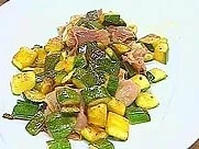 Rezept: Zucchini mit Serranoschinken Zucchini mit Serranoschinken - Rezept
