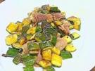 Zucchini mit Serranoschinken - Rezept