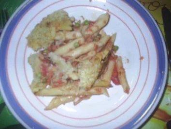 Rezept: Auflauf - Makkaroni-Thunfisch-Auflauf Auflauf - Makkaroni-Thunfisch-Auflauf - Rezept