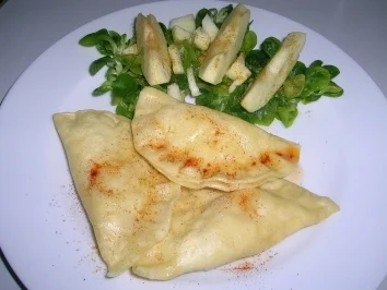 Nudeltaschen mit Apfel-Lauch-Füllung - Rezept