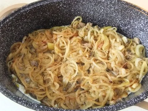 Rezept: Bohnen Steakes Auflauf Bild Nr. 2 Bohnen Steakes Auflauf - Rezept - Bild Nr. 2