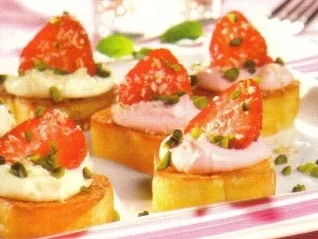 Rezept: Erdbeer-Bruschetta Erdbeer-Bruschetta - Rezept